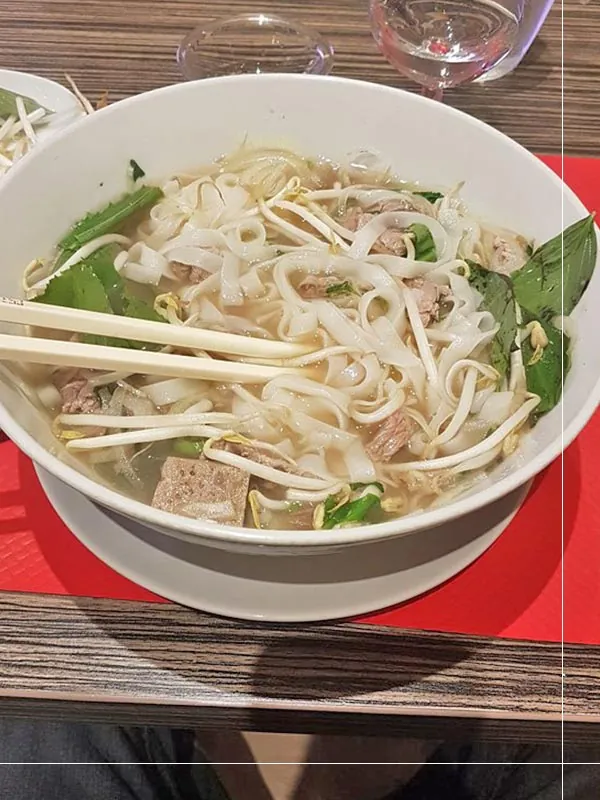 Les menus de PHO 38 à Grenoble